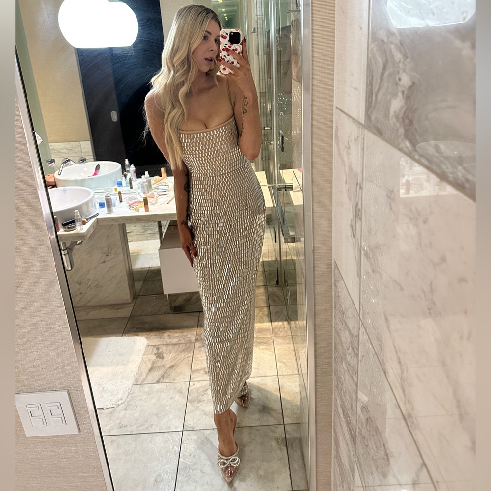 Oh Polly embellished maxi dress 6